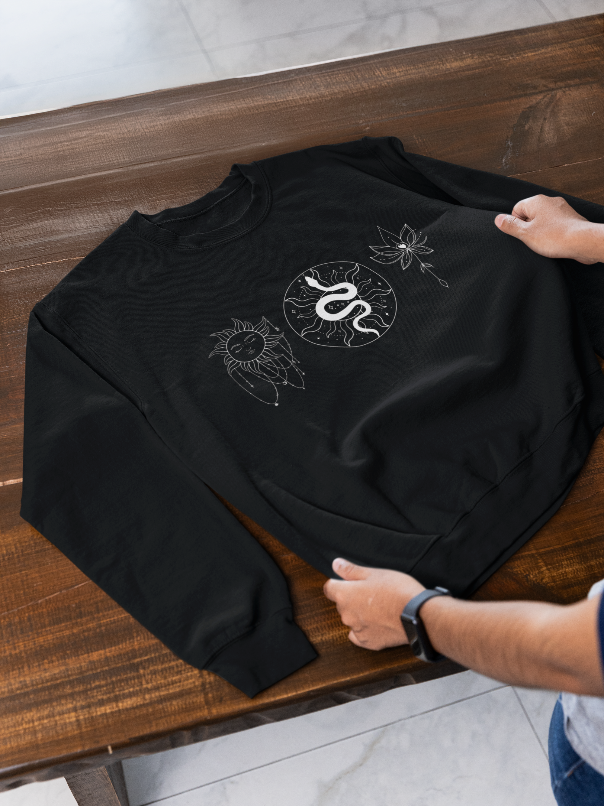 Mystic Sun & Snake Crewneck Sweatshirt