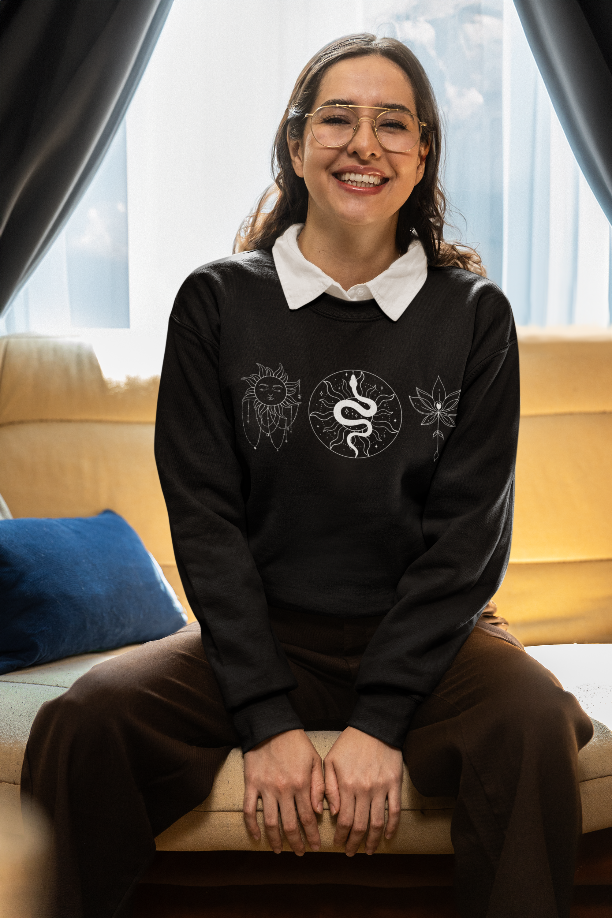 Mystic Sun & Snake Crewneck Sweatshirt