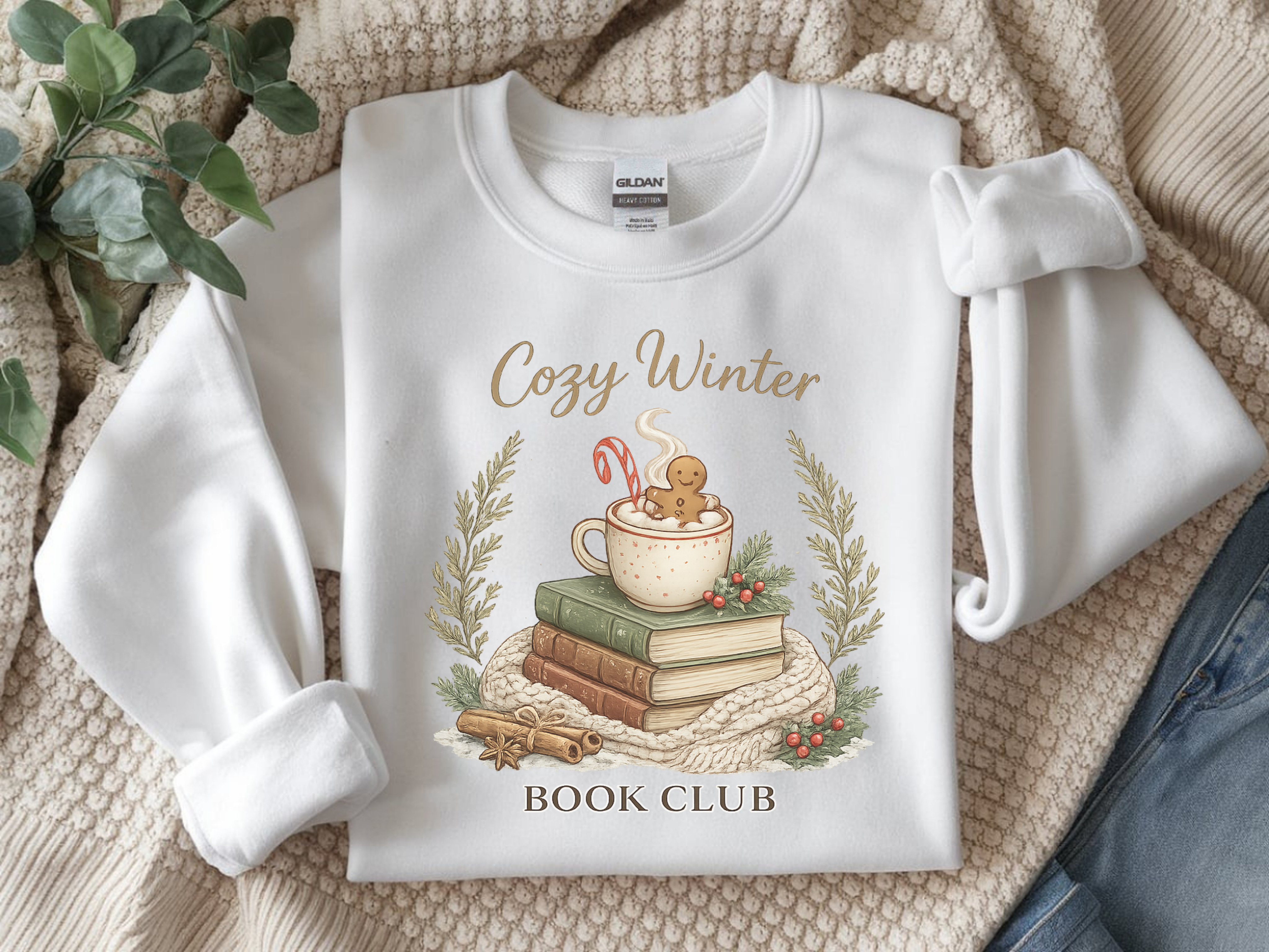 Cozy Winter Book Club Sweatshirt