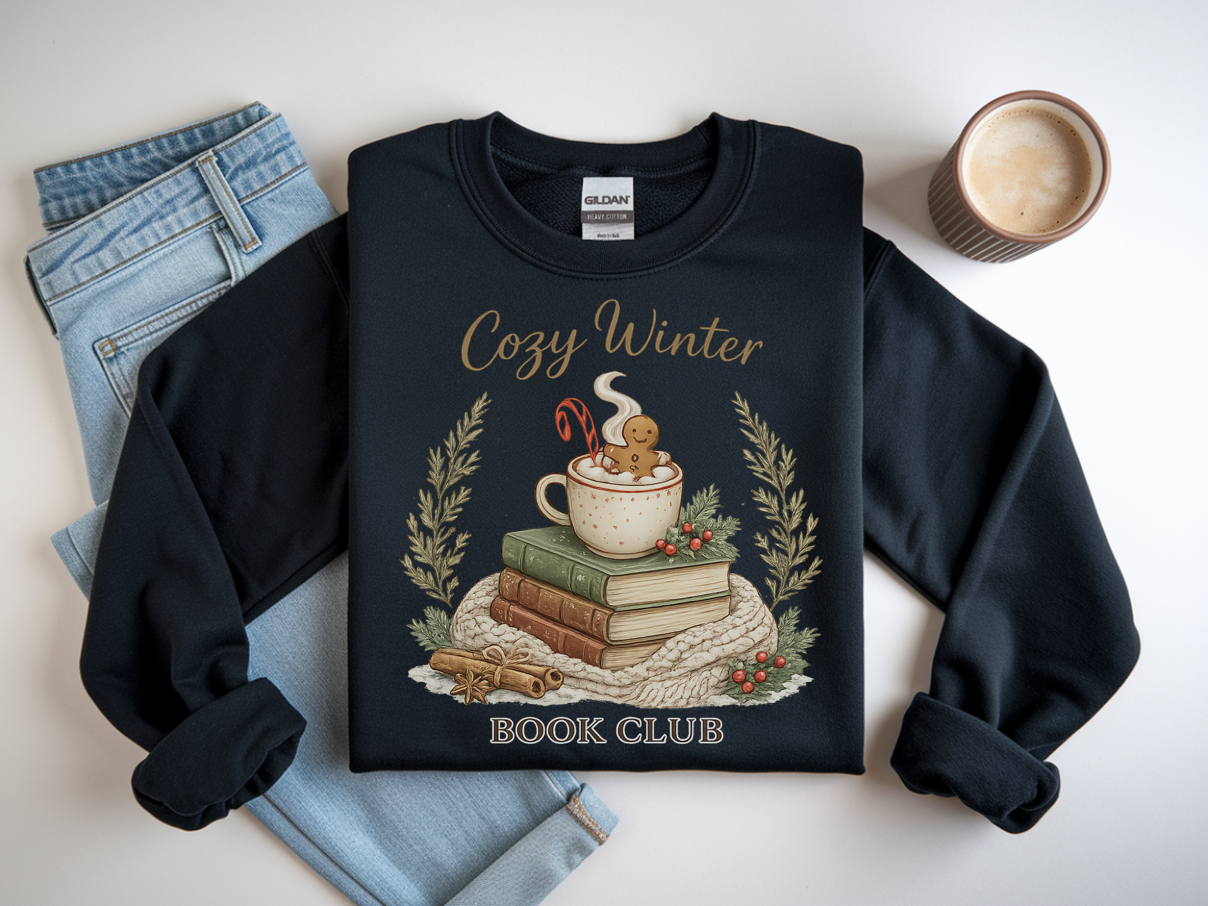 Cozy Winter Book Club Sweatshirt