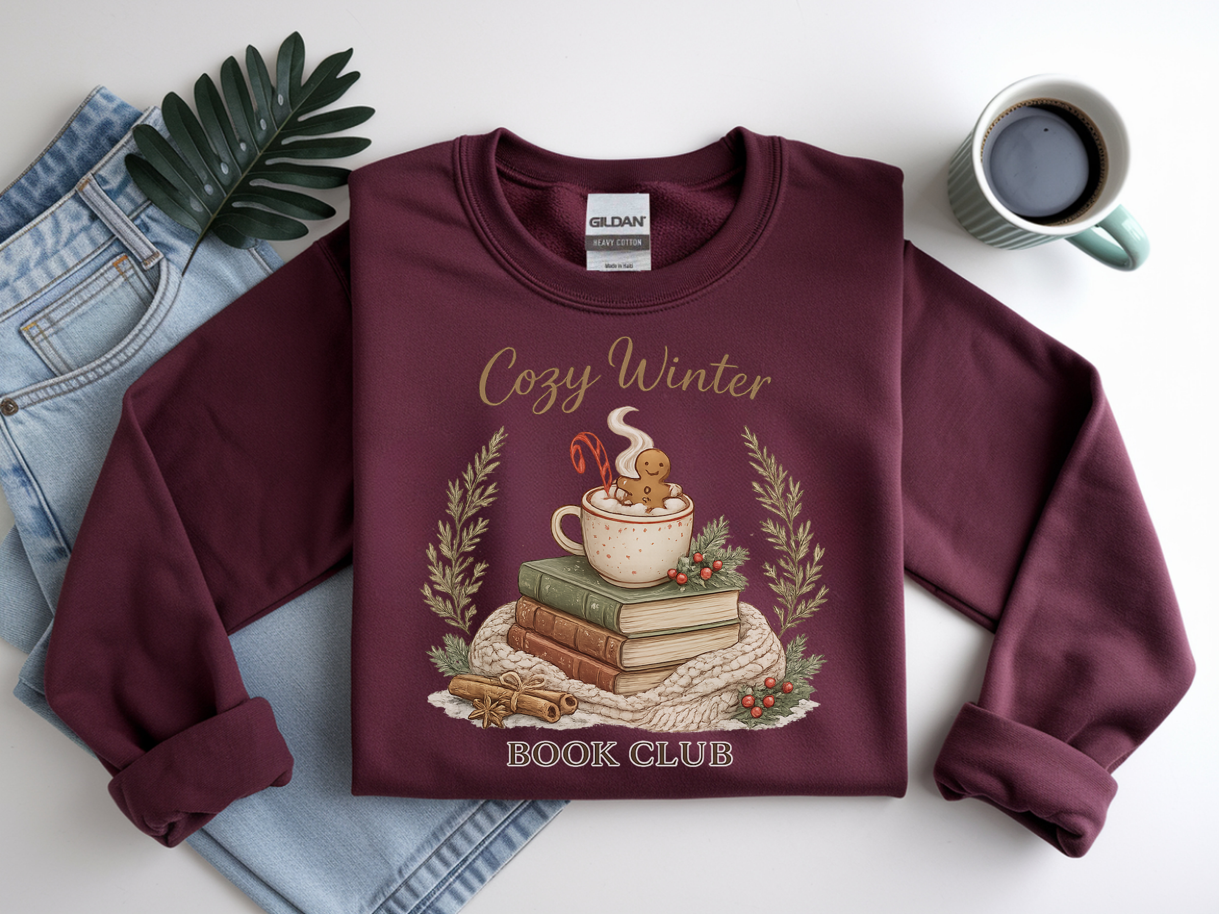 Cozy Winter Book Club Sweatshirt