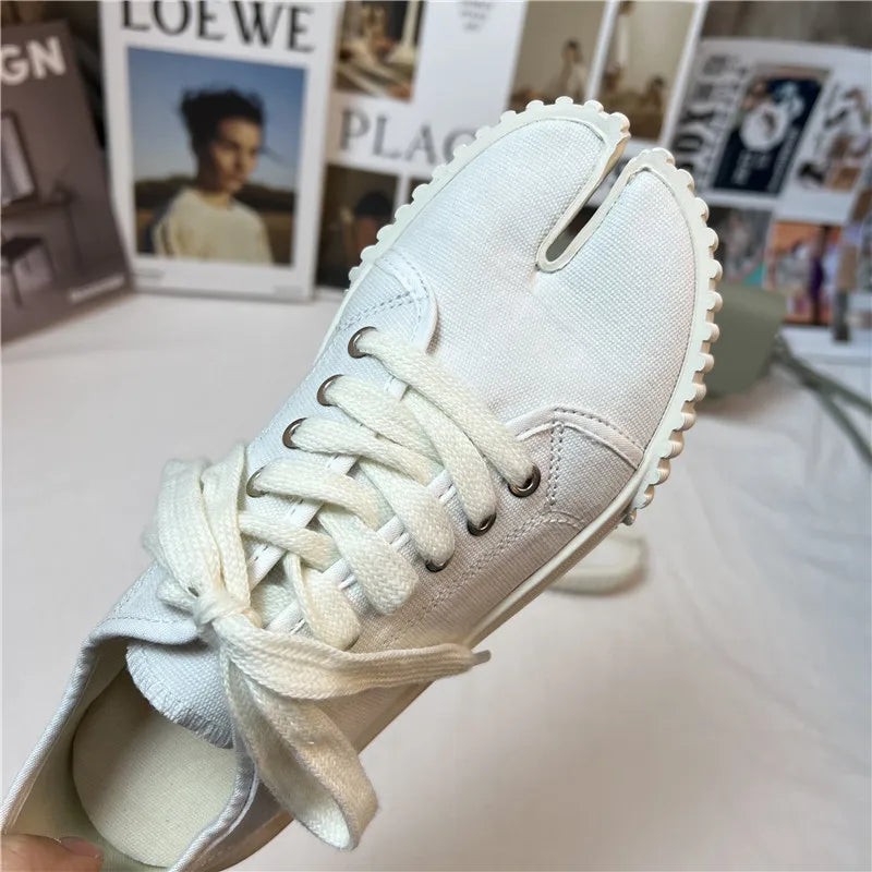 Lace-Up Sneakers | Round Toe Casual Walking Shoes | Comfortable Everyday Platform Sneakers