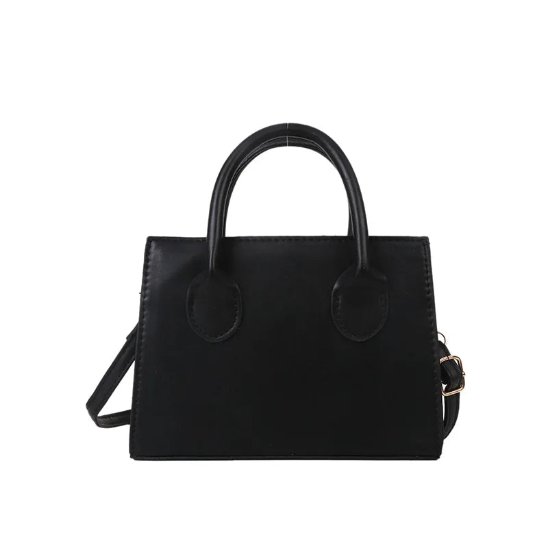 Structured Work Handbag, Minimalist Top Handle Satchel with Adjustable Crossbody Strap, Elegant Shoulder Purse for Office, Travel & Everyday Use