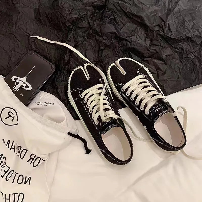 Lace-Up Sneakers | Round Toe Casual Walking Shoes | Comfortable Everyday Platform Sneakers