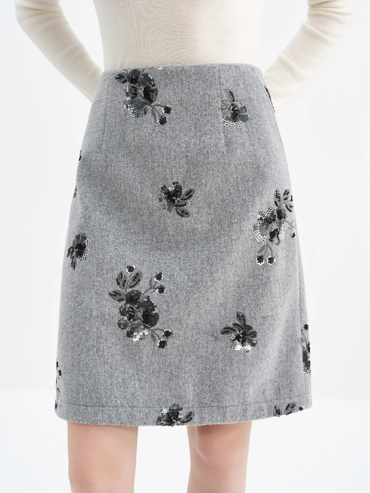 High Waisted Floral Mini Skirt A Line Pencil Skirt Knee Length Straight Fit Printed Casual Preppy Vintage Style