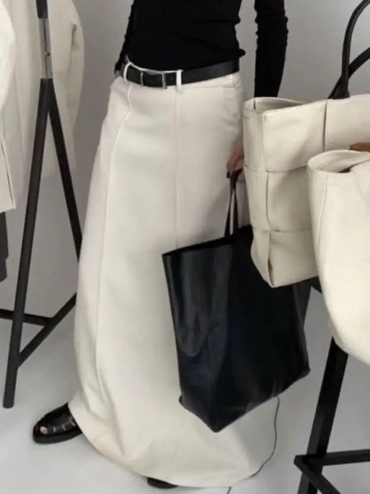 High Waisted Wide Leg Palazzo Pants Full Length Flowing Trousers Tailored Relaxed Fit Minimalist Office Casual Wear