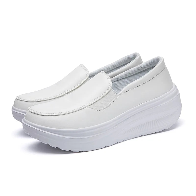 Slip-On orthopaedic Platform Sneakers | Comfort Walking Shoes | Casual Chunky Sole Loafers