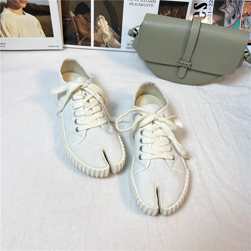 Lace-Up Sneakers | Round Toe Casual Walking Shoes | Comfortable Everyday Platform Sneakers