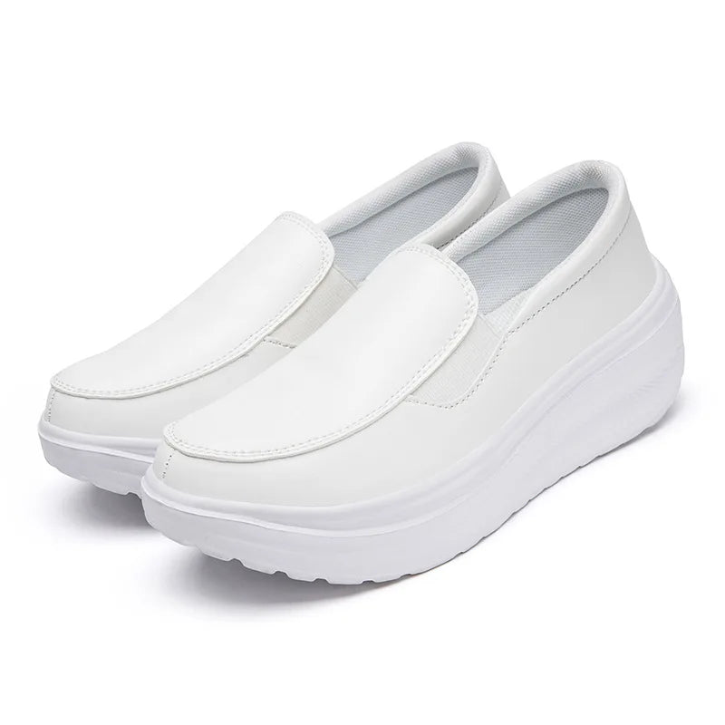 Slip-On orthopaedic Platform Sneakers | Comfort Walking Shoes | Casual Chunky Sole Loafers