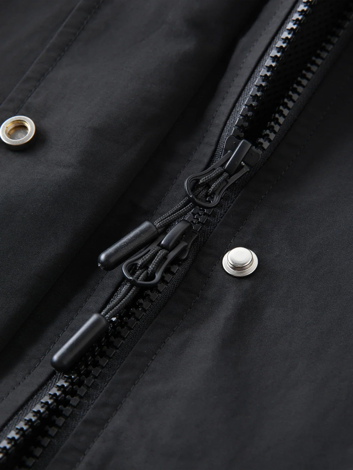 Oversized Cinched Waist Jacket, Hooded Button-Up Utility Jacket with Contrast Piping, Relaxed Fit Casual Outerwear