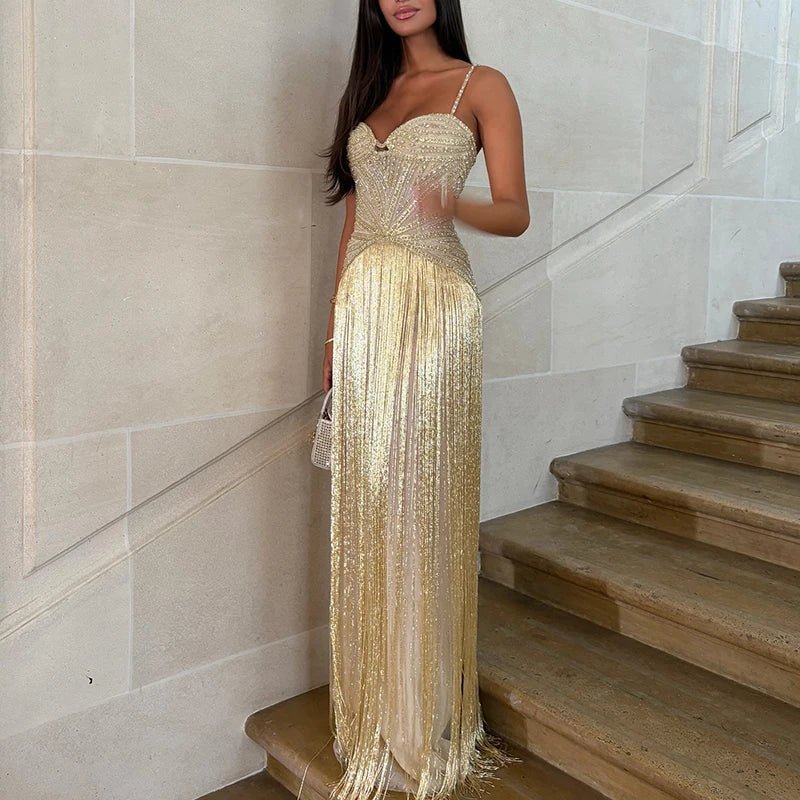 Pleated Maxi Dress – Sweetheart Neck Sleeveless Dress with Fitted Bodice, Corset-Inspired Waist and Flowing Pleated Skirt for Formal Events