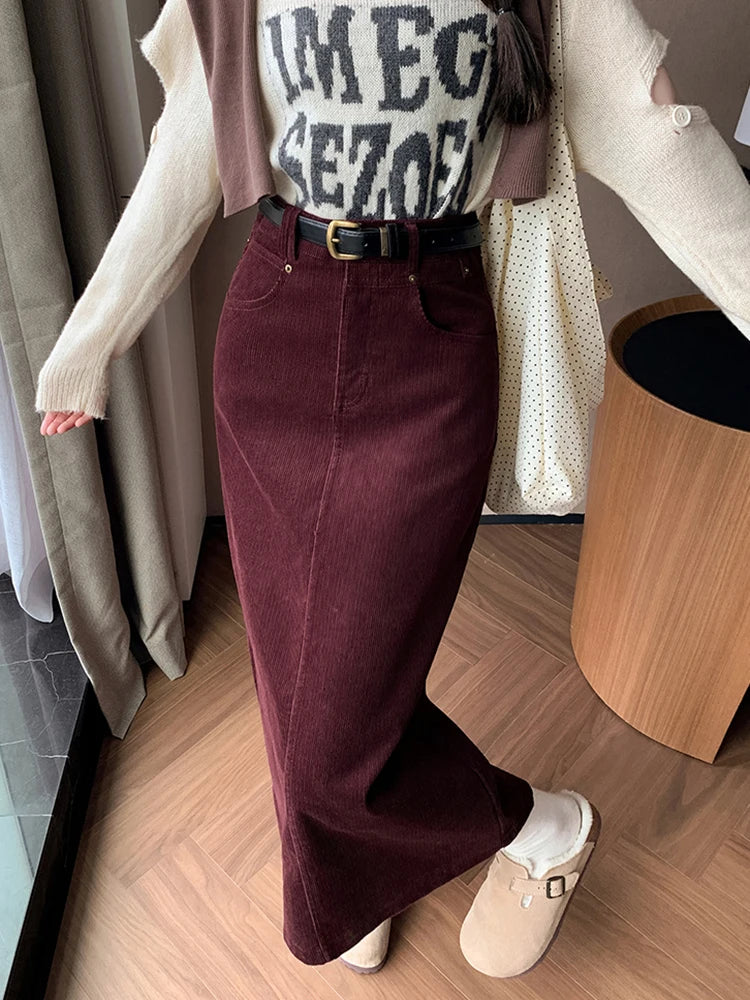 High Waisted Straight Leg Trousers Tailored Flared Hem Pants Minimalist Casual Office Workwear Full Length Bottoms