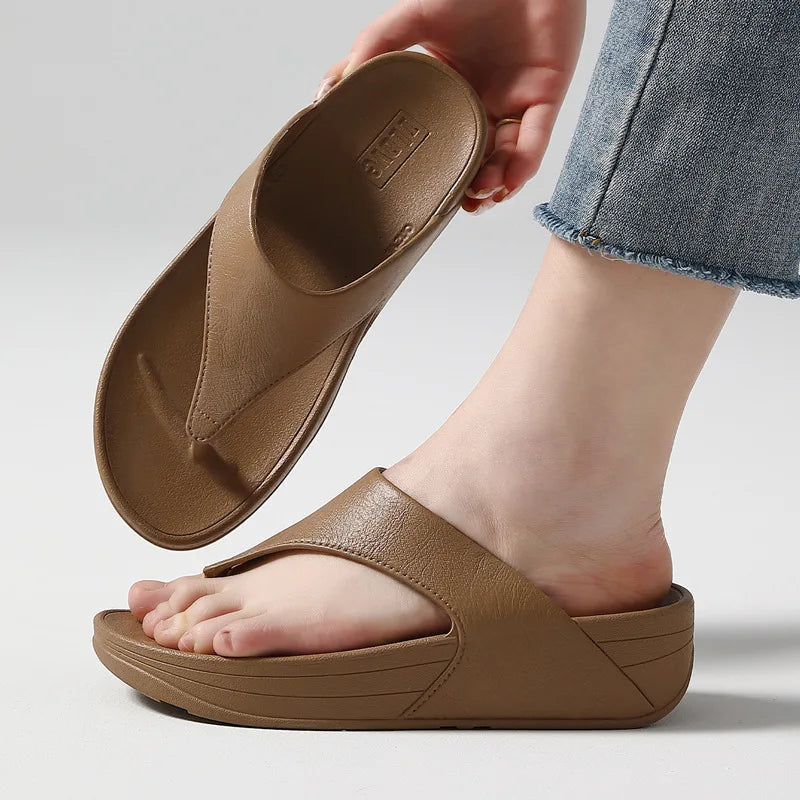 Comfort orthopaedic Flip Flops | Cushioned Platform Thong Sandals | Casual Summer Beach Walking Shoes