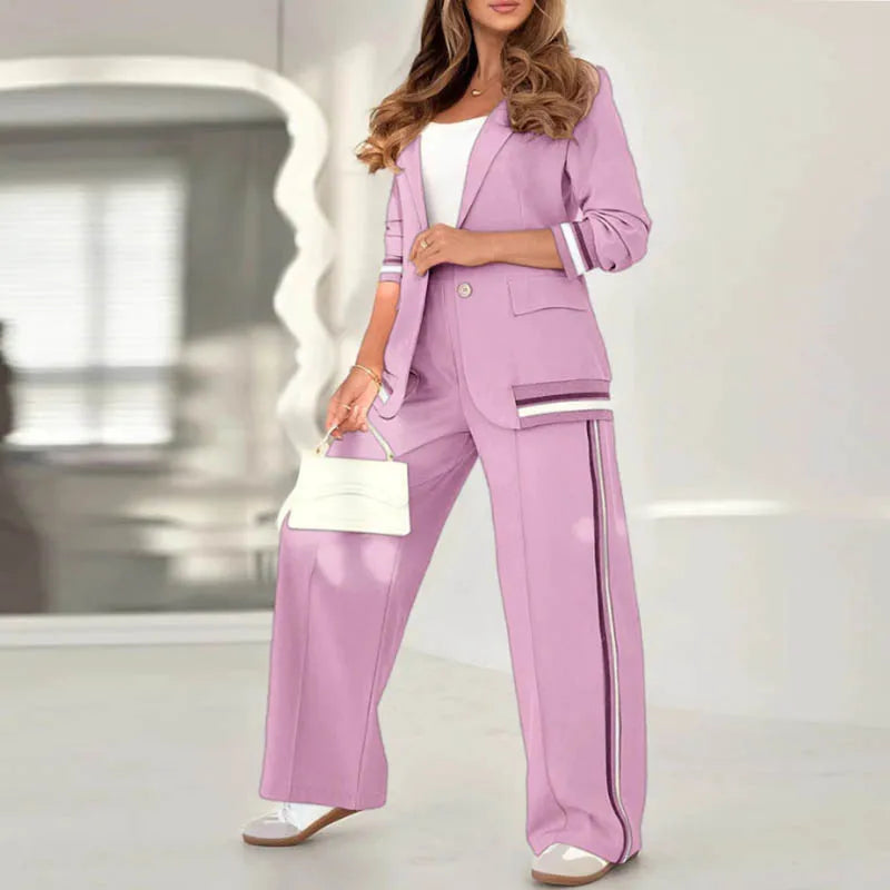 Wide Leg Pants Set – Open Front Cardigan and Sleeveless Top Co-Ord Outfit for Casual, Office, Travel & Everyday Wear