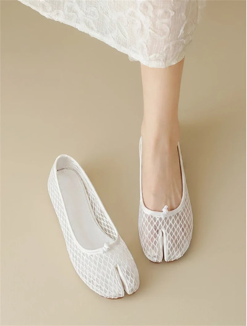 Textured Ballet Flats | Pointed Toe Slip-On Shoes | Elegant Comfortable Casual Dress Flats